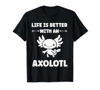 Animals Axolotl Funny Simple Life is Better with a Axolotl T-Shirt