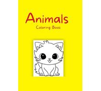 Animals Coloring Book: 24 Pages simple and funny pictures of animals