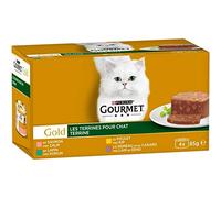Animals Gourmet Gold - Gold Terrines 340G - Lot De 4