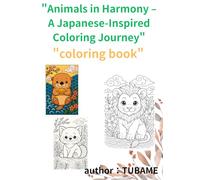 "Animals in Harmony - A Japanese-Inspired Coloring Journey"
