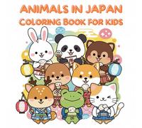 Animals in Japan: Coloring Book for Kids