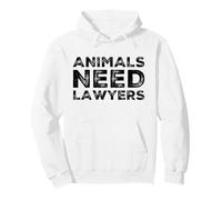 Animals Need Lawyers Funny Vegan No Meat Vegetarian Humour Sweat à Capuche