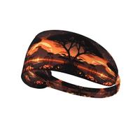Animals of the African Savannah Bandeaux extensibles antidérapants anti-transpiration pour homme et femme - Bandeau d'entraînement pour gym, course à pied, yoga, tennis
