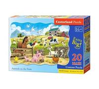 Animals On The Farm, Puzzle 20 Teile Maxi - Castorland