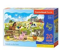 Animals On The Farm, Puzzle 20 Teile Maxi - Castorland G
