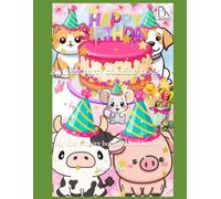 Animals party coloring book: My first activity book for toddlers 1-4