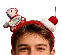 Animals Serre-tête en peluche et adorable pour fête du printemps, accessoire pour le Nouvel An, Noël, carnaval, représentation scénique, jeu de rôles et célébrations