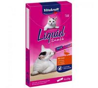 animaux VITAKRAFT - Liquide Snack Canard + Beta - Glucanes pour Chat - Lot De 4 - Livraison Offerte
