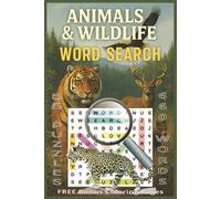 Animals Word Search Puzzle Book: Farm, Zoo, Jungle, Ocean & Aquatic Creatures. 55 Fun Puzzles with 660 Words to Discover - Perfect for Kids, Teens, and Adults Who Love Wildlife and Sea Life.