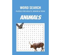 Animals Word Search Puzzle Book: Fun and Easy-to-Read Animal Word Searches - Featuring Wild Animals, Pets, Farm Creatures, Sea Life & More! Perfect ... - a great gift for animal lovers of all ages