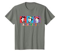 Animaniacs Animaniacs T-Shirt, Enfant, Vert Kaki chiné, 6 Ans
