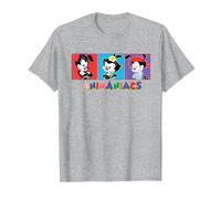 Animaniacs Animaniacs T-Shirt, Homme, Gris Chiné, M