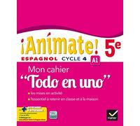 Animate Espagnol 5e Todo en uno éd. 2016 - Cahier d'activités Programme 2016 - Marie-José Casas - Hatier - broché - Scolaire / Universitaire