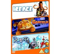 Animated Fun Triple (robots/ice Age /garfield The