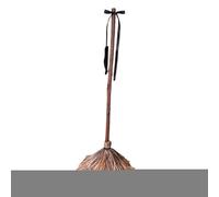 Animated Witch Broom, Spooky Floating Prop, Halloween Motion Decor, 39.37 inches, Sound-Activated Movement, Lightweight Haunting Design, Ideal for Fireplace Display, Yard Setup, Garden Holiday Scenes