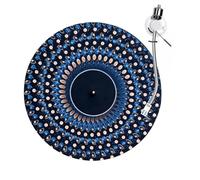 Animated Zoetrope Slipmat for Turntables, 12″ Optical Illusion Turntable Mat, Slipmats for Vinyl Turntable, Visual Record Player Mat for Djs, Vinyl Collectors & Art Display