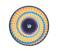 Animated Zoetrope Turntable Slipmat | 12″ Optical Illusion Turntable Mat with Zoetrope Motion Effect | Kinetics Visual Record Player Mat for DJs, Vinyl Collectors & Art Display Musician Lovers