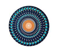 Animated Zoetrope Turntable Slipmat | 12″ Optical Illusion Turntable Mat with Zoetrope Motion Effect | Kinetics Visual Record Player Mat for DJs, Vinyl Collectors & Art Display Musician Lovers