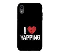 Animateur de Podcast I Heart Yapping certifié I Love Yapping Funny Coque pour iPhone XR
