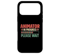 Animateur en Cours Veuillez Attendre Animation Dessin Animé Animer Coque pour iPhone 17 Pro Max