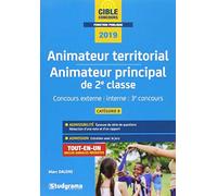 Animateur territorial - Animateur principal de deuxième oncours externe interne 3e concours