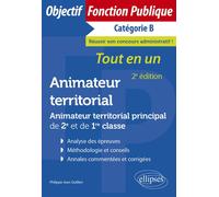 Animateur territorial - Animateur territorial principal de 2e et de 1re classe - Philippe-Jean Quillien - Ellipses - broché - Scolaire / Universitaire
