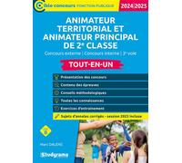 Animateur territorial et animateur principal de 2e oncours 2025) Concours externe - Concours interne - 3e voie - Marc Dalens - Studyrama Eds - broché - Scolaire / Universitaire