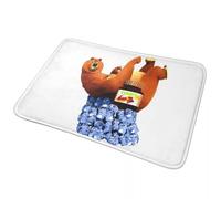Animation 3D Grizzy and The Lemmings Dessin animé Anime Antidérapant Paillassons de Sol Tapis de Moquette pour Cuisine Maison Chambre Tapis de Pied - 50x80cm