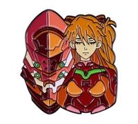 Animation japonaise aventure première machine EVA-01 Broche en métal émaillé Bijoux de mode, Normale, Métal non précieux
