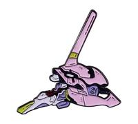 Animation japonaise aventure première machine EVA-01 Broche en métal émaillé Bijoux de mode, Normale, Métal non précieux