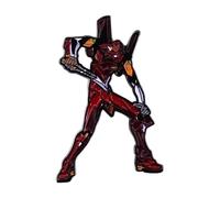 Animation japonaise aventure première machine EVA-01 Broche en métal émaillé Bijoux de mode, Normale, Métal non précieux