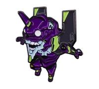 Animation japonaise aventure première machine EVA-01 Broche en métal émaillé Bijoux de mode, Normale, Métal non précieux