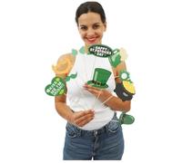 Animation Photobooth - PTIT CLOWN - St Patrick - 10 pièces - Multicolore - Bois et carton