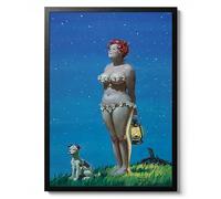 Animato Hilda Pinup Poster Ciel étoilé vintage Cabaret Publicité Art mural Idée cadeau de film rétro Décoration d'intérieur Pin-Ups Mat A5 (impression uniquement) - 21 x 14,8 cm