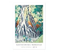 Animato Poster de cascades de Kirifuri Katsushika Hokusai, impression sur bois japonaise Ukiyo-E, peinture d'art vintage, exposition d'art mural, archivage mat, A2 (impression uniquement) - 59,4 x 42