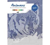 Animaux - 45 coloriages mystères, spécial ronds: Spécial ronds - Avec des pages détachables !