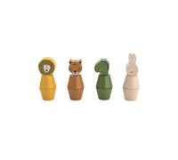 Animaux À Vis En Bois - Multicolore