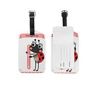 Animaux ABC Alphabet Étiquettes de Bagage de Voyage Étiquette de Bagage de Valise Cuir 1 Pièce