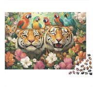 Animaux adorables Animaux Jeu de Puzzle extrêmement Difficile et Amusant conçu pour Les Adultes Convient comme Cadeau Convient pour la décoration 500 pièces (52x38cm)