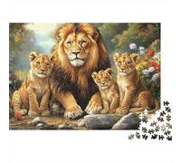 Animaux adorables Animaux Mignons et Amusants Jeu de Puzzle Classique Difficile à Difficile Puzzles Magnifiquement décorés 500 pièces (52x38cm)