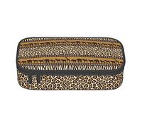 Animaux Africains Girafe Trousse à crayons spéciale pour filles garçons, trousse à crayons grande capacité grande pochette à crayons, sac à crayons pour étudiants papeterie avec fermeture éclair pou