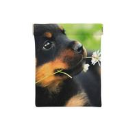 Animaux Animal Mignon Chien Chiot Rottweiler, Sac de Rangement pour Femmes, Portefeuille supérieur à Presser, Petit Porte-Monnaie, Pochette de Changement