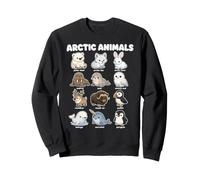 Animaux Arctiques Ours Polaire Renard Phoque Mignon Zoo Sweatshirt