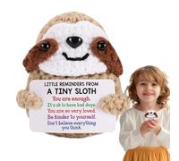 Animaux Au Crochet - 30g | Vache Au Crochet Positive Mignonne Vache Auu Crochett Positive | Mini Figurine En Peluche Douce Faite À La Main Pour Et Adultes, Pour Offrir Une Décoration De Bureau