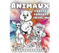 Animaux avec des pompes a insuline! Livre de coloriage.