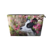 Animaux Border Collie Mignon Chien Animal de Compagnie, Trousse de Toilette Trousse de Maquillage Sac à cosmétiques Trousse de Toilette de Voyage Portable