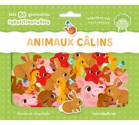 Animaux câlins - Ma pochette de gommettes repositionnables - 80 gommettes - dès 3 ans - Giorgia Baldini - Merci Les Livres - Jeux livres objets