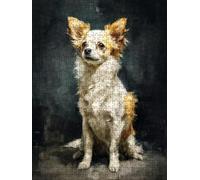 Animaux Chiens Puzzle 1000 Pieces, Puzzle Adulte 1000, Impossible Classique Jigsaw, Familial Puzzles Jeu de, Jigsaws en Bois, pour Jeu Éducatif Défi, Décoration Murale Cadeau FNKL5-262