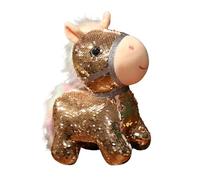 Animaux colorés à paillettes Jouets Premium PP Coton Enfants Étude Compagnon Bureau Décoration Cadeau Peluche Mignon
