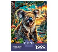 Animaux colorés Puzzle 1000 Pièces Difficile Puzzles pour Adults DIY Jigsaw Puzzle Casse-tête De Jeu Familial Jouets De Défi 38x26cm/1000pcs